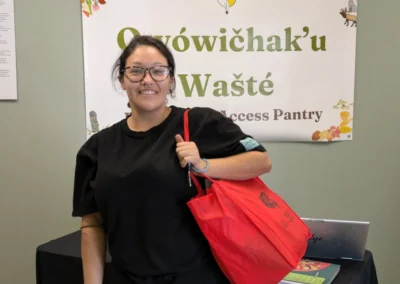 Shopping at the First Foods Access Pantry is easy.